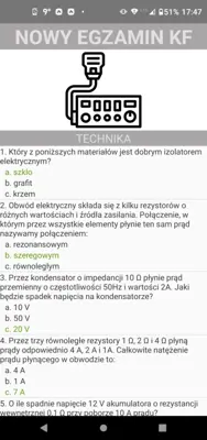 Nowy Egzamin Krótkofalarski android App screenshot 0